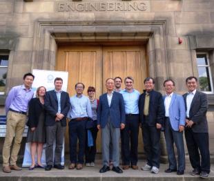 Korean delegates from KCRC and the representatives from SCCS, University of Edinburgh