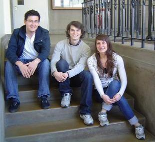 From left to right: Vincent Lucquiaud, Marco Carati, and Claudia Martini
